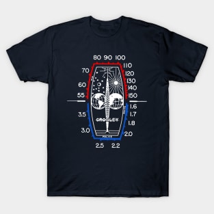 Crosley Radio Tuner Dial Design T-Shirt